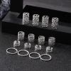 Set 80pcs Nẹp Tóc Dreadlock Boho Mạ Bạc - Kẹp Tóc HipHop Đa Dụng Giá 32.500 8