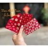 Set 95-100 vỏ túi bánh nhỏ 5,5x8,5cm hoa đỏ Tết - Túi mù, chỉ 24.000đ