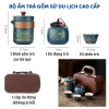 Set ấm trà gốm sứ Gongfu cao cấp phong cách cổ điển, kèm cặp da sang trọng – 180.000₫ 4