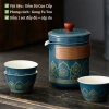 Set ấm trà gốm sứ Gongfu cao cấp phong cách cổ điển, kèm cặp da sang trọng – 180.000₫ 7