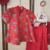 Set áo cách tân phượng đỏ + quần lụa Laviecloset 628 - Giảm giá chỉ 135.000đ 5