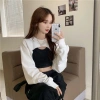 Set áo CRT khoét ngực ôm body + quần jogger ống rộng unisex ulzzang, chỉ 24.000đ 9