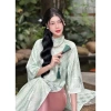 Set áo dài kèm quần lụa cạp chun đa size XS-7XL Giá chỉ 450.000 VNĐ BEMAMS