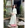 Set áo dài kèm quần lụa cạp chun đa size XS-7XL Giá chỉ 450.000 VNĐ BEMAMS 10