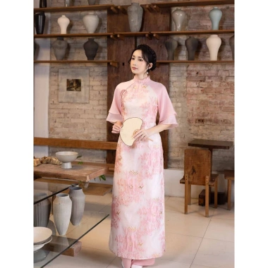 Set Áo Dài Mai Chi MARC FASHION (Áo + Quần) - Thiết kế sang trọng, giá giảm
