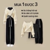Set áo đỏ và quần suôn thu đông, sẵn hàng giao trước Tết, giá ưu đãi 100.000₫ 10