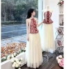 Set Áo Yếm Ren Hoa Nở + Chân Váy Lưới Xoè Bồng Bềnh - Tiệc Tết, Lễ Hội, Giá 99k