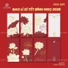 Set bao lì xì Tết 2.026 - Hoa Lá Mùa Xuân, Hoa Sen, Hoa Nhí, giấy C150 cán mịn, giá 17.900đ