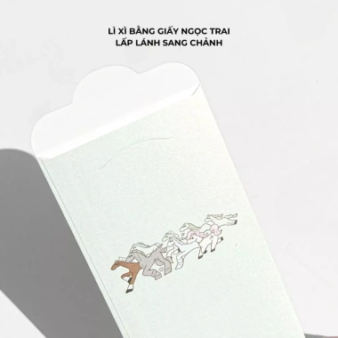 Set Bao Lì Xì Tết 2.026 Ngựa Crabit Bính Ngọ Dài Lì Xì Hoa Vận Khai Giá 37.050 VND 2