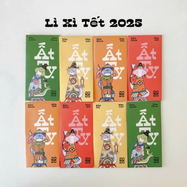 Set Bao Lì Xì Tết 2.026 Ngựa Crabit Bính Ngọ Dài Lì Xì Hoa Vận Khai Giá 37.050 VND 9