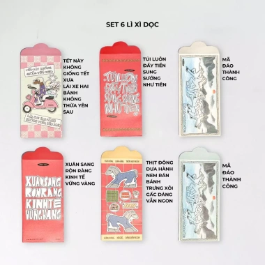 Set Bao Lì Xì Tết 2.026 Ngựa Crabit Bính Ngọ Dài Lì Xì Hoa Vận Khai Giá 37.050 VND 10
