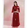 Sét Bộ Áo Dài Tết Gấm Lụa BY2.224 Họa Tiết Hoa Nổi Size To Giá 399.000 2