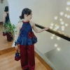 Set bộ bé gái trung thu lễ tết kèm túi size 9‑39kg, giá ưu đãi 175.000đ 4