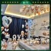 Set bóng bay trang trí phòng cưới tân hôn màu bạc, balloons bi ti - Giá 258.000₫ 2