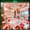 Set bóng bay trang trí phòng cưới tân hôn màu bạc, balloons bi ti - Giá 258.000₫ 7