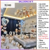 Set bóng bay trang trí phòng cưới tân hôn màu bạc, balloons bi ti - Giá 258.000₫ 10