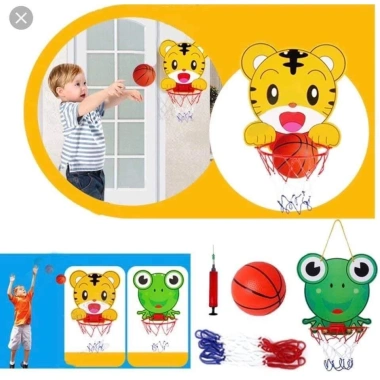 Set Bóng Rổ Treo Tường Cho Bé: Đồ Chơi Tăng Khả Năng Vận Động, Giá 39.999₫ 3