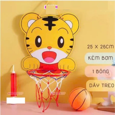 Set Bóng Rổ Treo Tường Cho Bé: Đồ Chơi Tăng Khả Năng Vận Động, Giá 39.999₫ 5