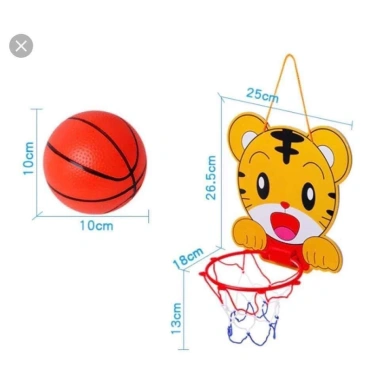 Set Bóng Rổ Treo Tường Cho Bé: Đồ Chơi Tăng Khả Năng Vận Động, Giá 39.999₫ 8