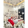 Set Bóng Trang Trí Phòng Cưới, Bóng Bay - Tặng 100 Cành Hoa Hồng Lụa, Giá 119.000đ 7