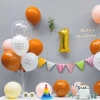 Set Bóng Trang Trí Sinh Nhật Người Lớn Với Đèn LED Số Tuổi Happy Birthday 3