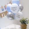 Set Bóng Trang Trí Sinh Nhật Người Lớn Với Đèn LED Số Tuổi Happy Birthday 5
