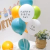 Set Bóng Trang Trí Sinh Nhật Người Lớn Với Đèn LED Số Tuổi Happy Birthday 7