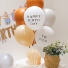 Set Bóng Trang Trí Sinh Nhật Người Lớn Với Đèn LED Số Tuổi Happy Birthday 9