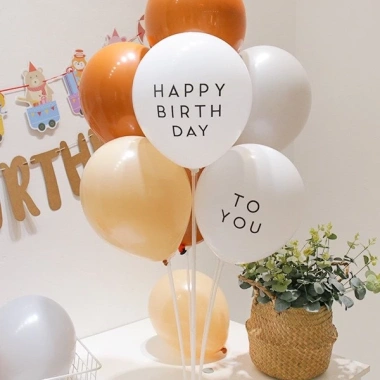 Set Bóng Trang Trí Sinh Nhật Người Lớn Với Đèn LED Số Tuổi Happy Birthday 9