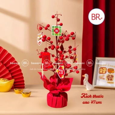 Set cắm bình Đào Đông Lộc Minh Xuân Tết 2.026 - Cành hoa, bình trụ nhung đỏ, đón tài lộc, giảm còn 100.000đ 9 Set cắm bình Đào Đông Lộc Minh Xuân Tết 2.026 - Cành hoa, bình trụ nhung đỏ, đón tài lộc, giảm còn 100.000đ 9