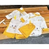 Set cặp áo dài cách tân cho bé trai và bé gái 8-20kg, áo dài lụa họa tiết anh em - Giá 159.000₫ 5