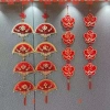 Set Câu Đối Quạt Vàng Trang Trí Tết Nguyên Đán 2.026 Bính Ngọ Giá chỉ 86.600 VND 2