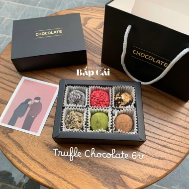 Set Chocolate Truffle Hoả Tốc Quà Valentine Hộp Quà + Túi + Thiệp Giá 80.000₫ 7