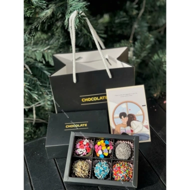 Set Chocolate Truffle Valentine - Túi Giấy + Thiệp, Quà Lãng Mạn, Giá 89.000 VNĐ 3