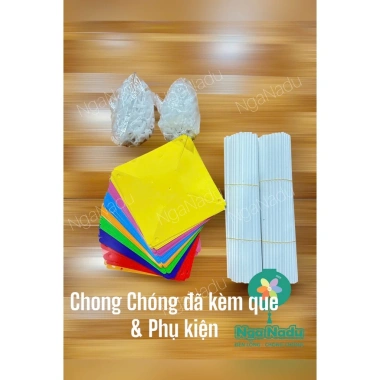 Sét chong chóng nhựa 4 cánh giá rẻ - Chọn màu, treo dây, trang trí khu du lịch, trường mầm non, đền chùa