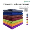 Set Combo 5 Khăn Lau Đa Năng Tuấn Tài - Microfiber Cao Cấp, Giá Ưu Đãi 27.225