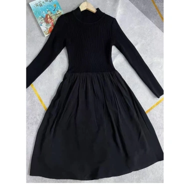 Sét Dạ Bầu Xinh – Áo Da 2 Lớp Đỏ ĐÔ + Váy Maxi Dài Tiểu Thư Mùa Đông size 40-75kg Giá ưu đãi 170k 8