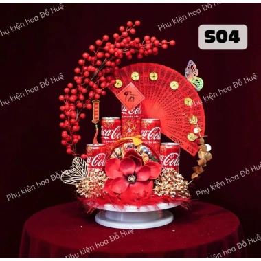 Set Đào Đông Mới S04 - Hoa Mộc Lan Đỏ Trang Trí Tết, Giá Ưu Đãi 79.000 VNĐ
