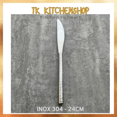 Set dao muỗng nĩa inox 304 thân tròn nhám kim cương - Giá ưu đãi 62.000 VNĐ
