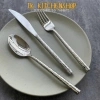 Set dao muỗng nĩa inox 304 thân tròn nhám kim cương - Giá ưu đãi 62.000 VNĐ 6
