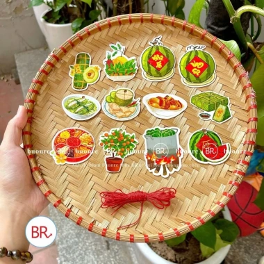 Set Dây Liễn Treo Tết 2.026 Tag Sticker Cây Mai Đào Đông Hottrend 2.098 Giá 12.000đ 8
