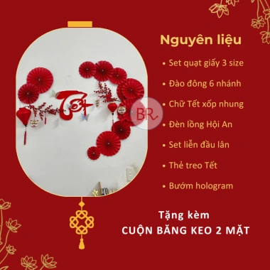 Set decor Tết 2.026: Quạt trang trí nhà, lớp học + Keo dán 2 mặt, phụ kiện Bính Ngọ chỉ 100.000₫ 10 Set decor Tết 2.026: Quạt trang trí nhà, lớp học + Keo dán 2 mặt, phụ kiện Bính Ngọ chỉ 100.000₫ 10
