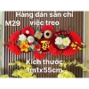 Set decor trang trí 2.026 - Dán sẵn, chỉ treo, phù hợp nhà & quán cafe, giá 115k (149.5k)