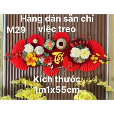 Set decor trang trí 2.026 - Dán sẵn, chỉ treo, phù hợp nhà & quán cafe, giá 115k (149.5k)