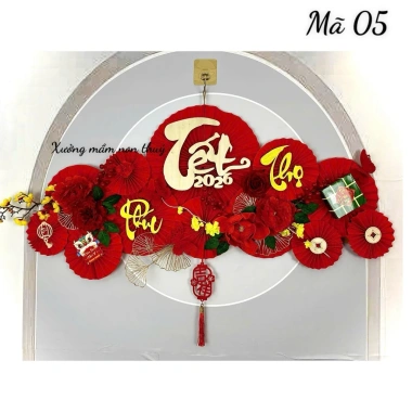 Set decor trang trí 2.026 - Dán sẵn, chỉ treo, phù hợp nhà & quán cafe, giá 115k (149.5k)