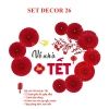 Set Decor Xếp Hình Quạt - Nền Ảnh Cửa Văn Phòng, Trang Trí Tết, Chỉ 145k 4