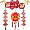 Set Decor Xếp Hình Quạt - Nền Ảnh Cửa Văn Phòng, Trang Trí Tết, Chỉ 145k 6