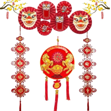 Set Decor Xếp Hình Quạt - Nền Ảnh Cửa Văn Phòng, Trang Trí Tết, Chỉ 145k 6 Set Decor Xếp Hình Quạt - Nền Ảnh Cửa Văn Phòng, Trang Trí Tết, Chỉ 145k 6