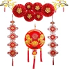 Set Decor Xếp Hình Quạt - Nền Ảnh Cửa Văn Phòng, Trang Trí Tết, Chỉ 145k 7