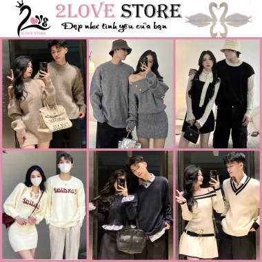 Set Đồ Đôi Nam Nữ 2LOVE Thu Đông – Áo Len Đôi, Bộ Đồ Couple Giá Ưu Đãi 419.900₫ Set Đồ Đôi Nam Nữ 2LOVE Thu Đông – Áo Len Đôi, Bộ Đồ Couple Giá Ưu Đãi 419.900₫